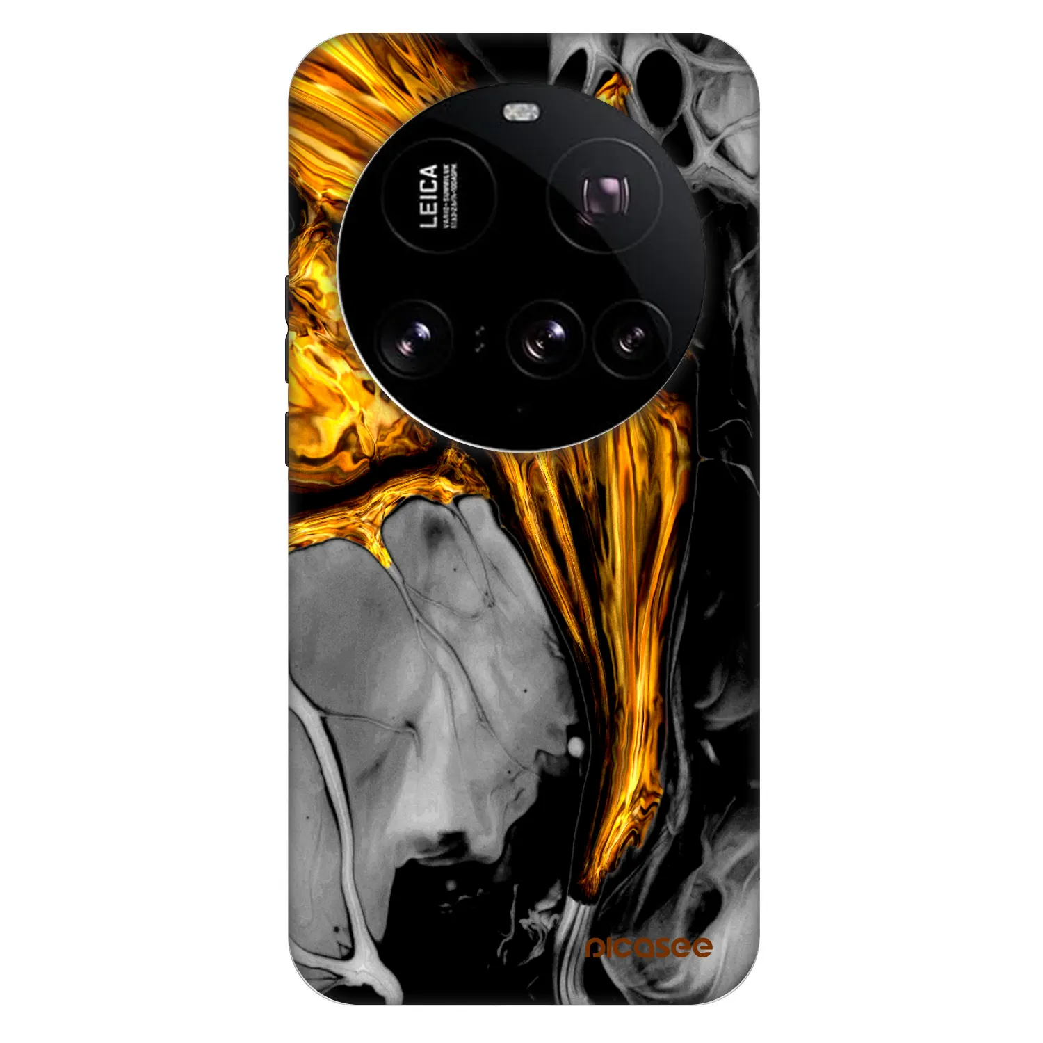 Picasee Fashion Case für Xiaomi 15 Ultra - Black Gold