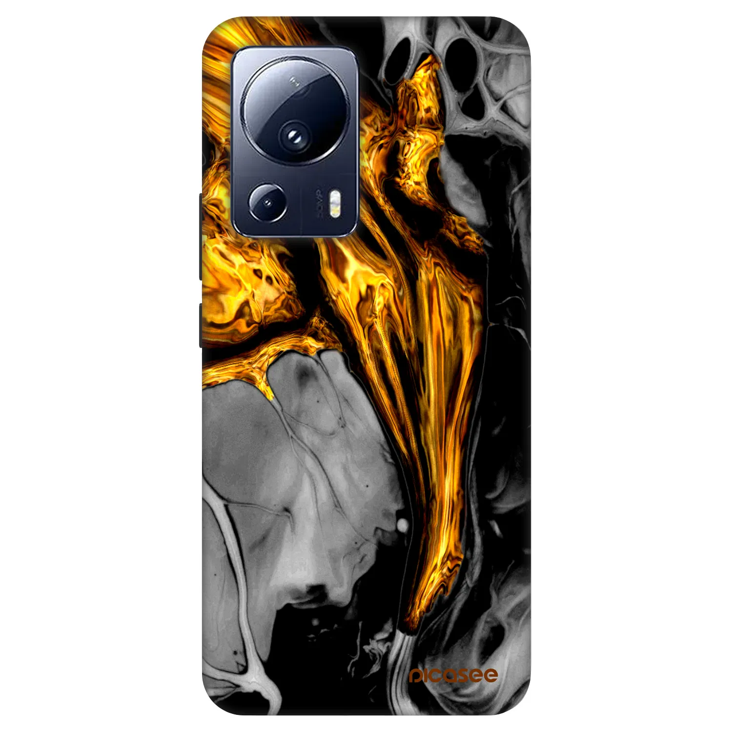 Picasee Fashion Case für Xiaomi 13 Lite - Black Gold