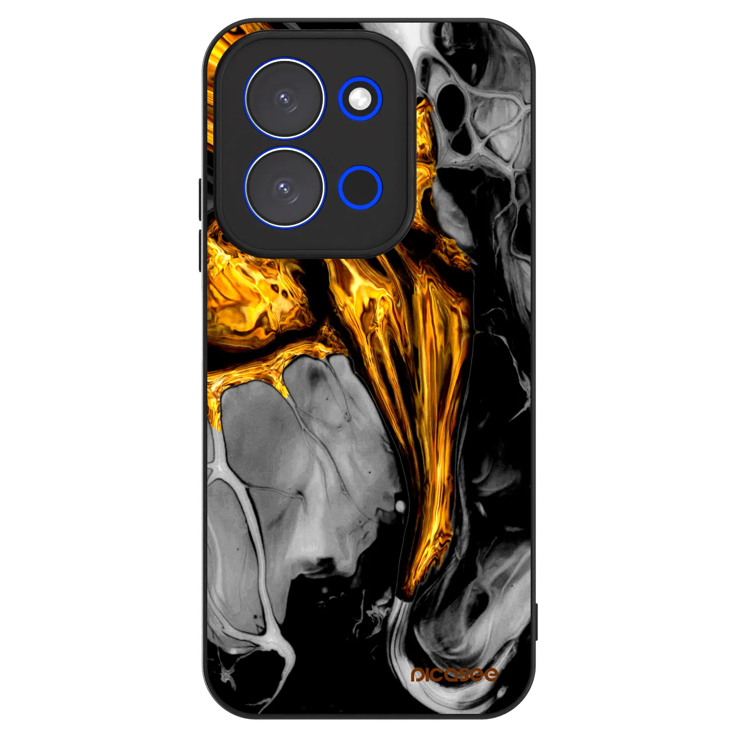 Picasee ULTIMATE CASE für Xiaomi Redmi 15C 4G - Black Gold