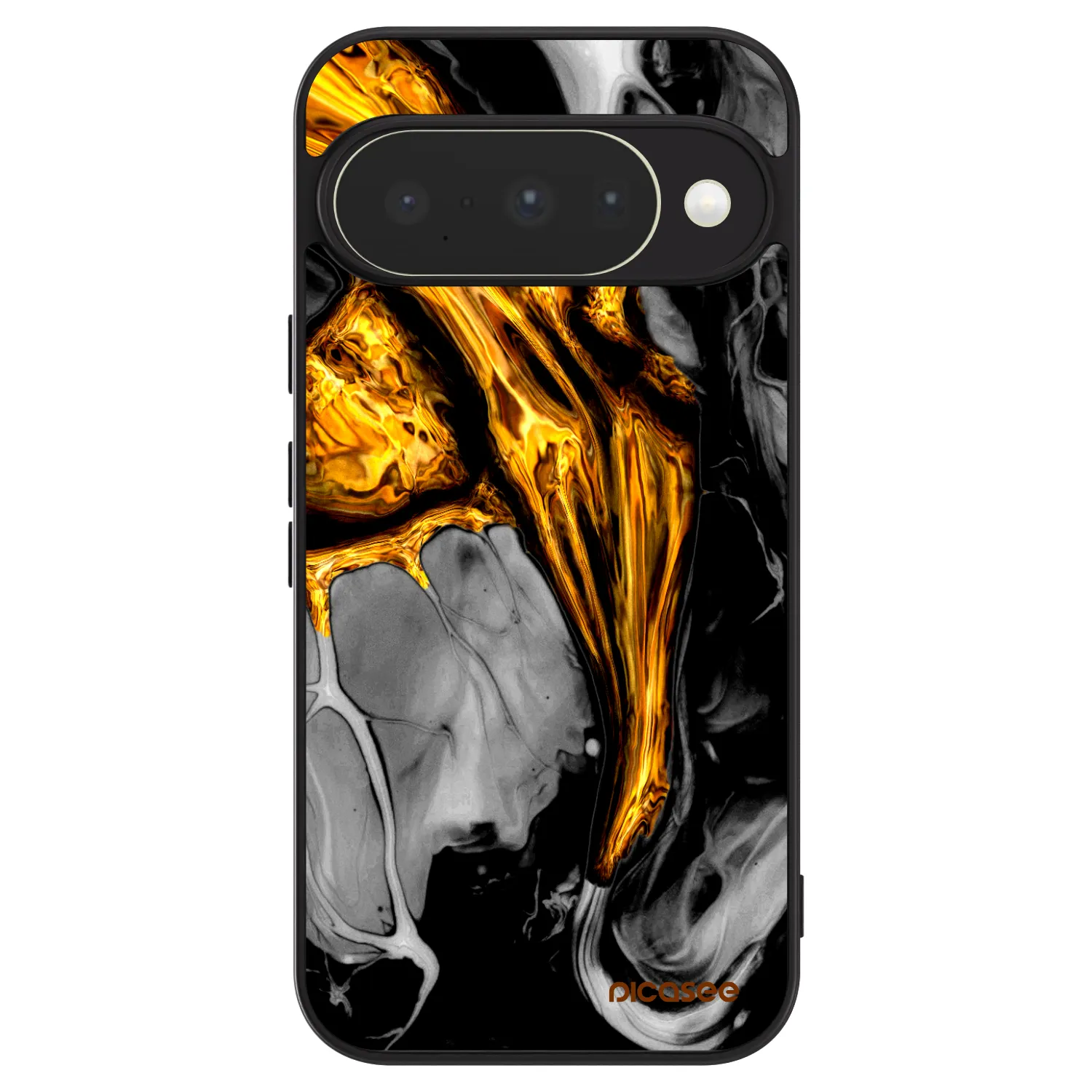 Picasee ULTIMATE CASE für Google Pixel 10 - Black Gold