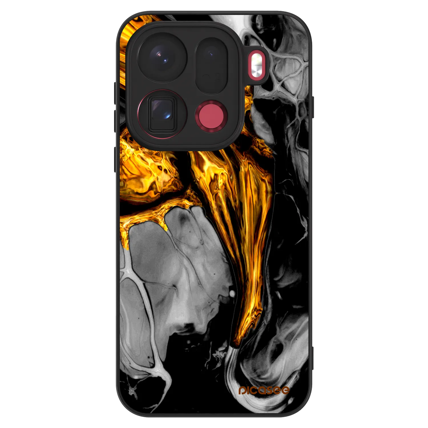 Picasee ULTIMATE CASE für OPPO Find X9 Pro - Black Gold