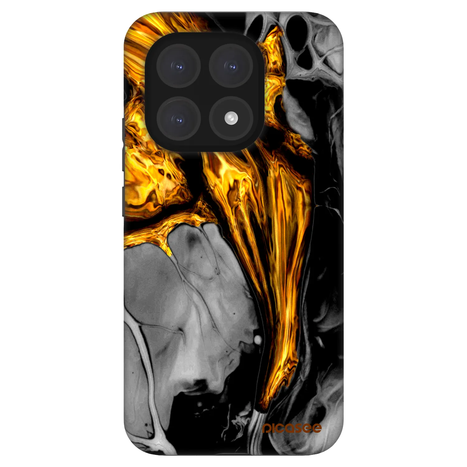 Picasee Fashion Case für Xiaomi 15T - Black Gold