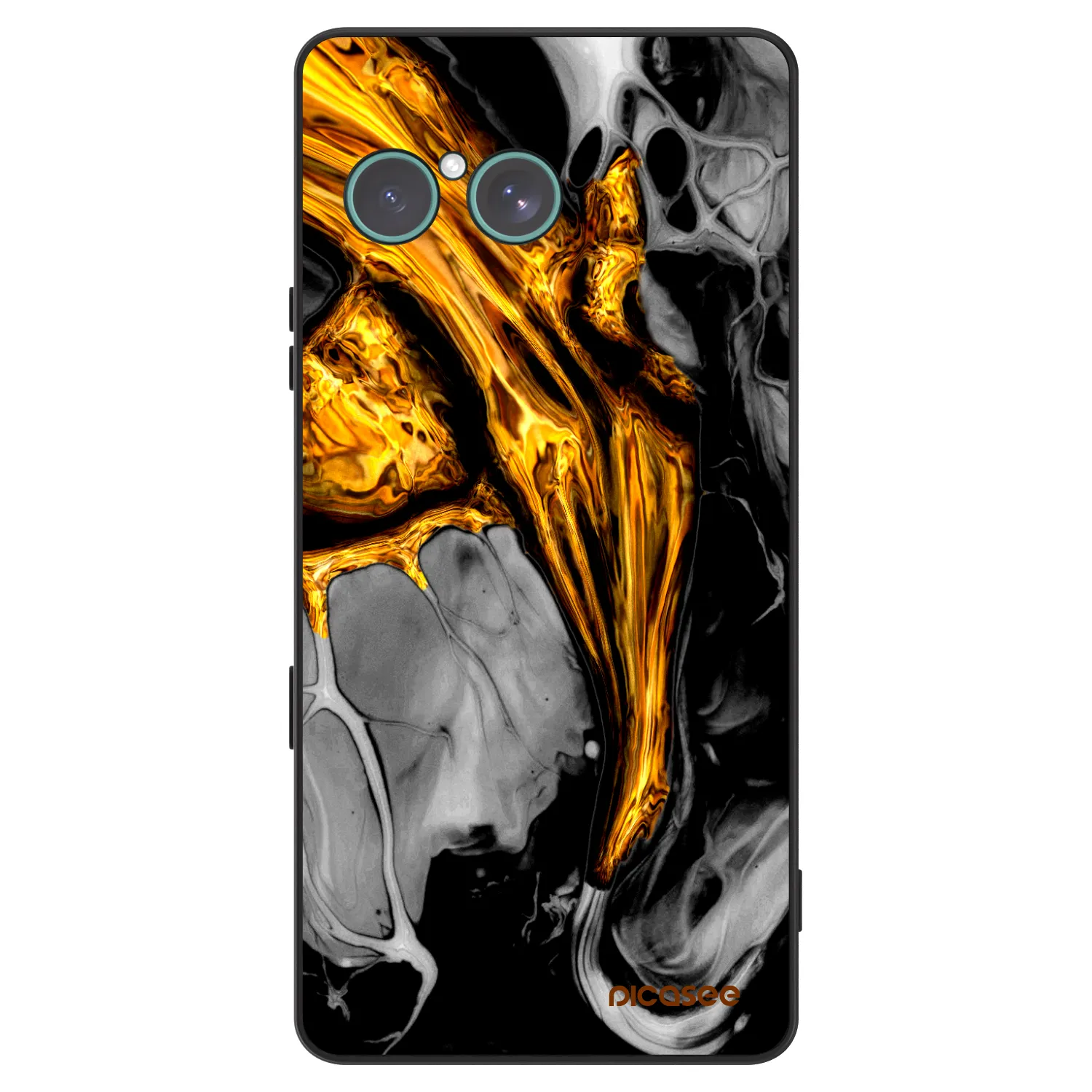 Picasee ULTIMATE CASE für Sony Xperia 10 VII - Black Gold