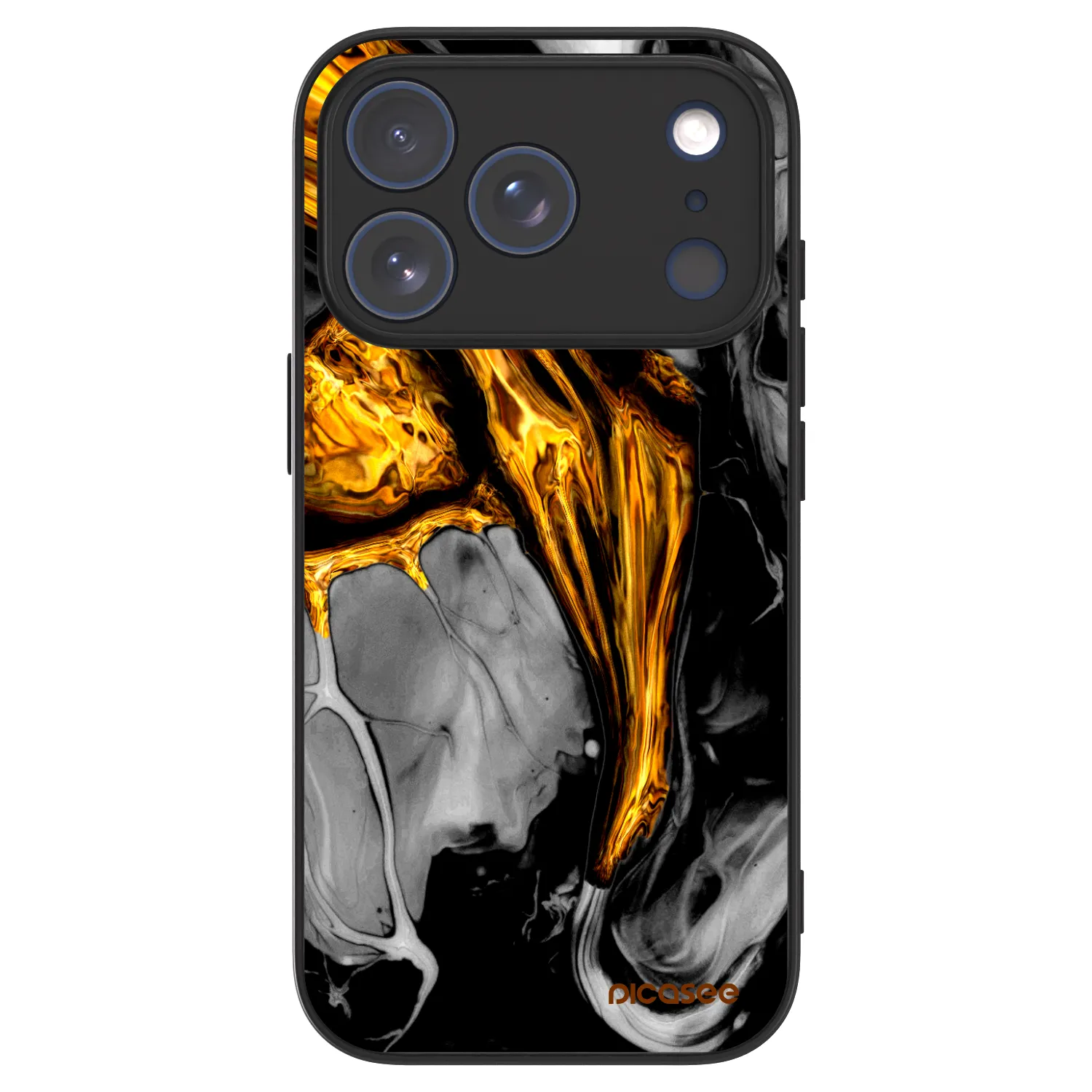 Picasee ULTIMATE CASE für Apple iPhone 18 Pro - Black Gold