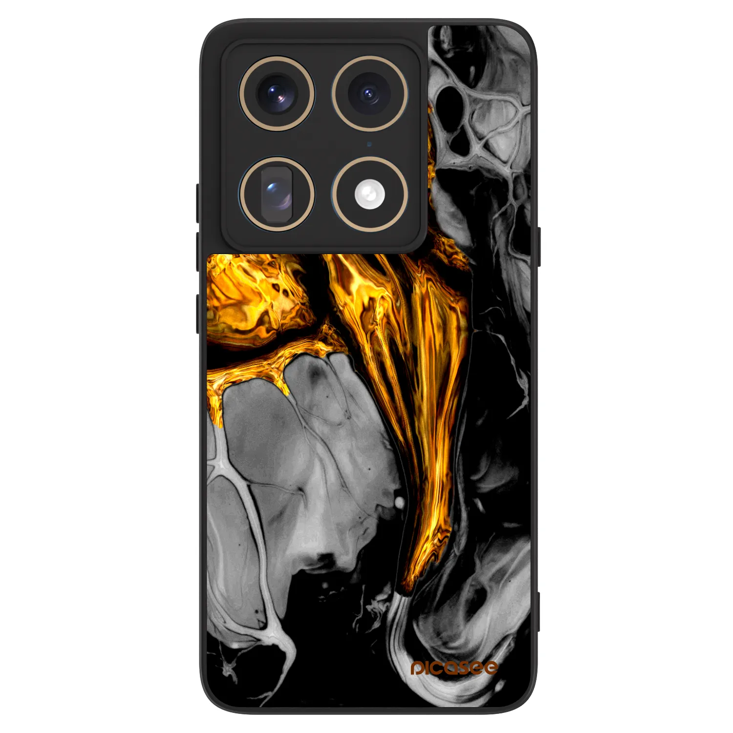 Picasee ULTIMATE CASE für Motorola Signature - Black Gold