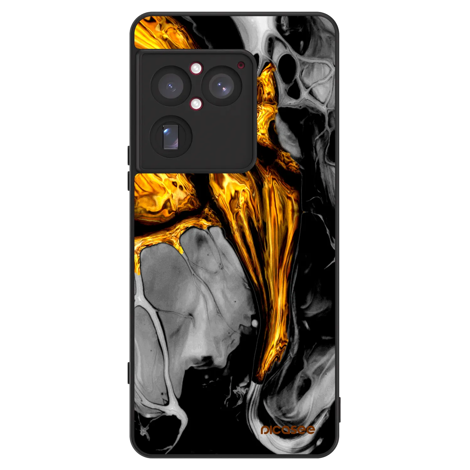 Picasee ULTIMATE CASE für Sony Xperia 1 VIII 5G - Black Gold