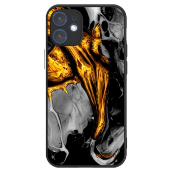 Picasee ULTIMATE CASE für Apple iPhone 12 mini - Black Gold