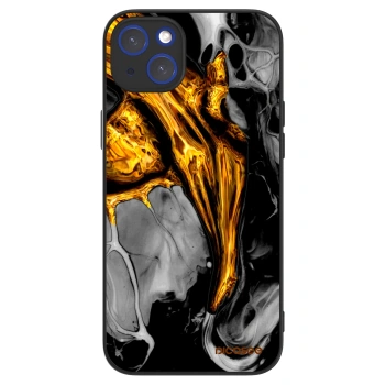 Picasee ULTIMATE CASE MagSafe für Apple iPhone 14 Plus - Black Gold