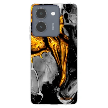 Hülle für Vivo Y36 4G - Black Gold