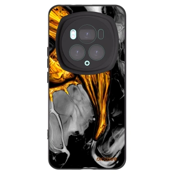 Picasee Honor Magic6 Pro Hülle - Schwarzes Silikon - Black Gold