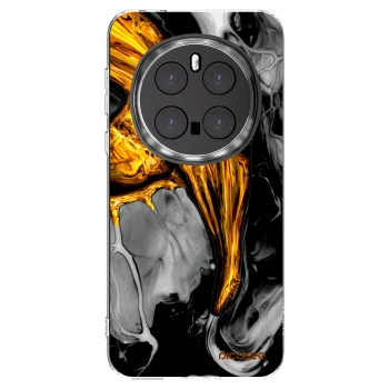 Picasee Honor Magic7 Pro 5G Hülle - Transparentes Silikon - Black Gold