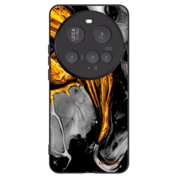 Picasee Xiaomi 15 Ultra Hülle - Schwarzes Silikon - Black Gold