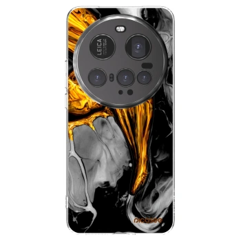 Picasee Xiaomi 15 Ultra Hülle - Transparentes Silikon - Black Gold