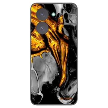 Picasee Xiaomi Redmi A5 Hülle - Schwarzes Silikon - Black Gold