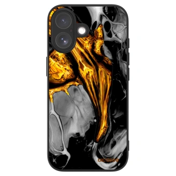 Picasee ULTIMATE CASE MagSafe für Apple iPhone 17 - Black Gold