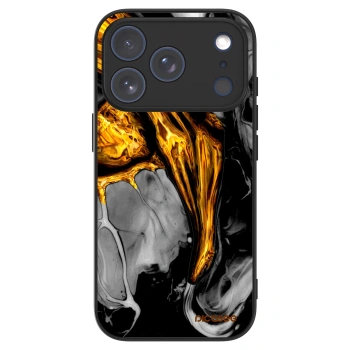 Picasee ULTIMATE CASE MagSafe für Apple iPhone 17 Pro - Black Gold