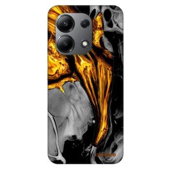 Picasee Fashion Case für Xiaomi Redmi Note 13 4G - Black Gold