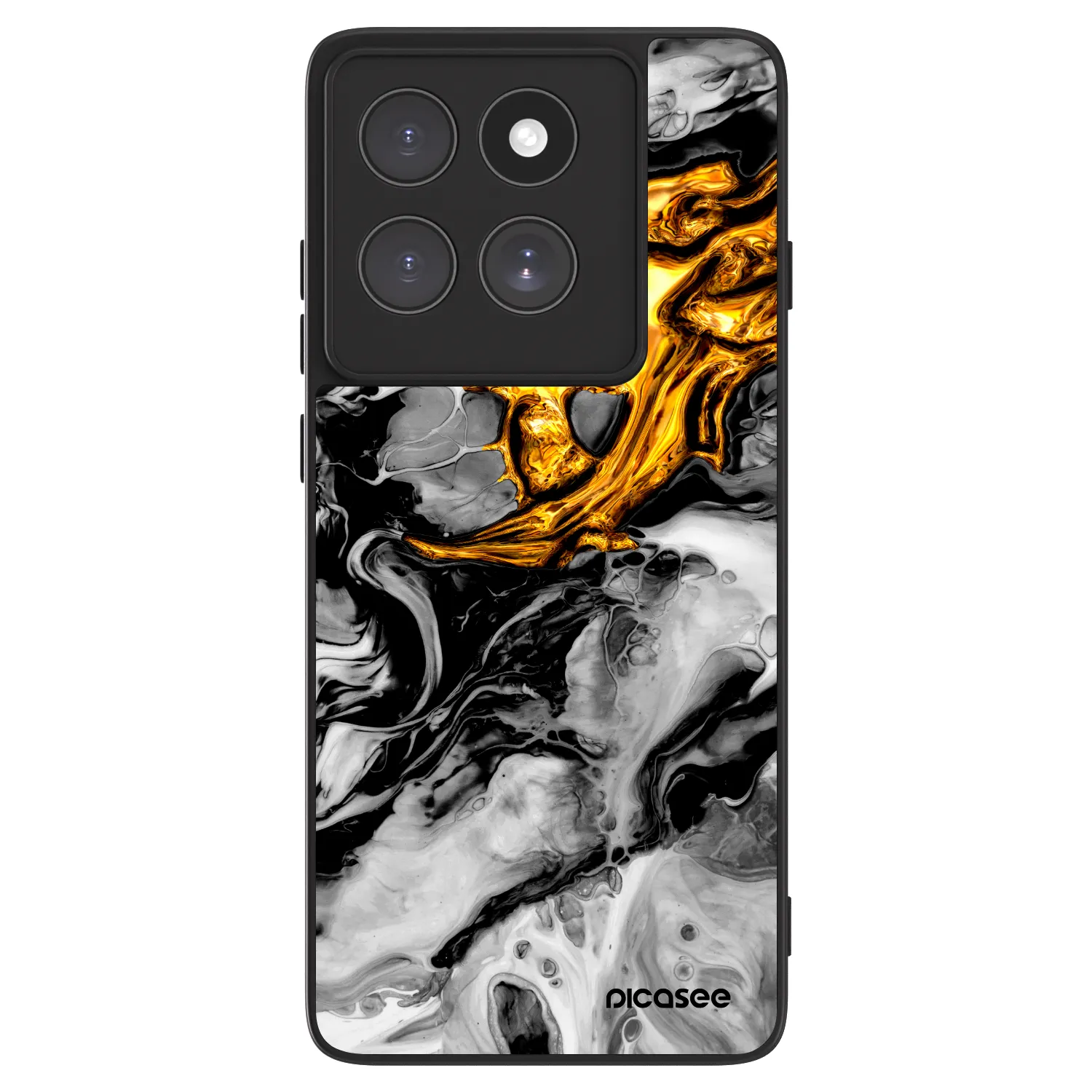 Picasee ULTIMATE CASE für Motorola Edge 60 Fusion - Black Gold 2