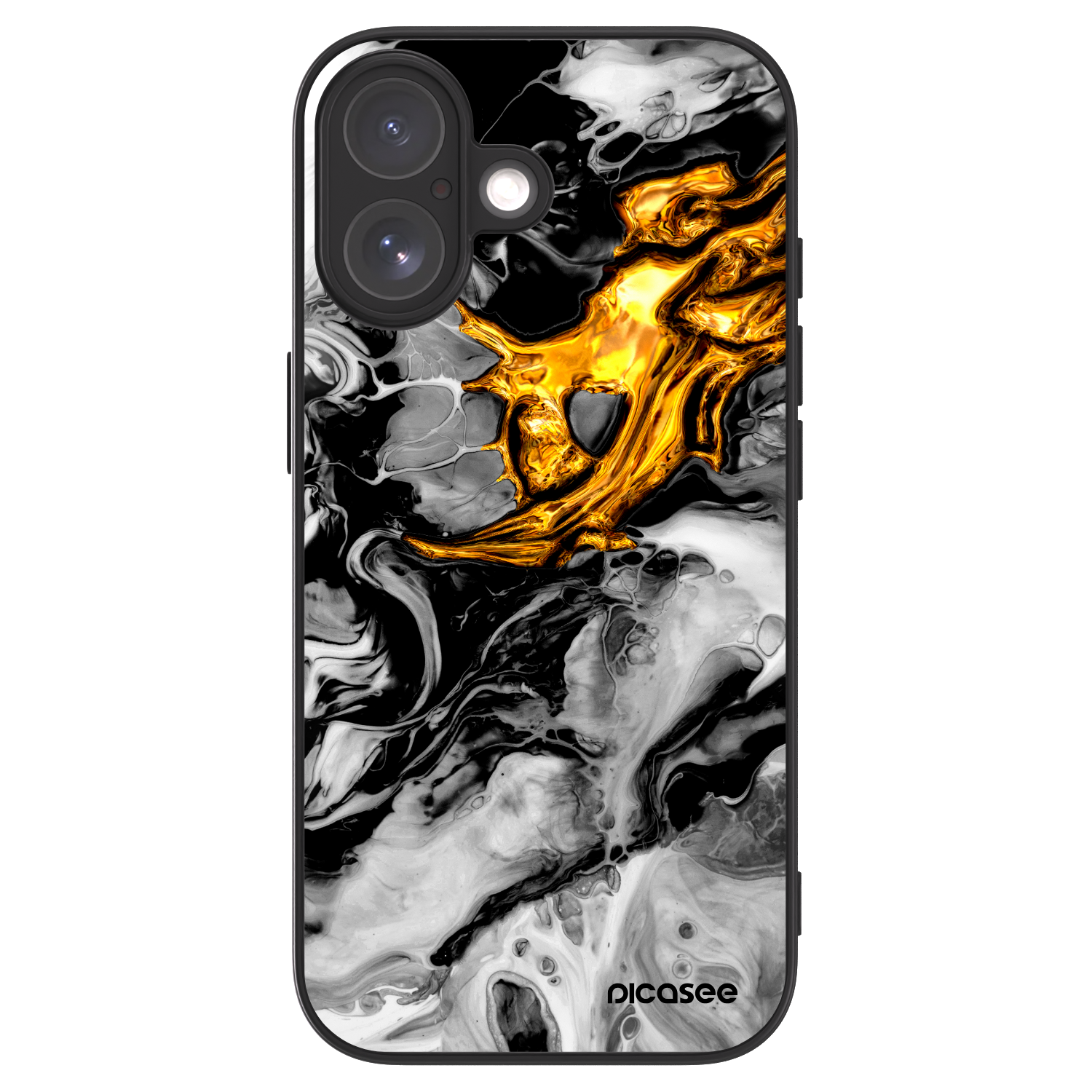 Picasee ULTIMATE CASE für Apple iPhone 17 - Black Gold 2