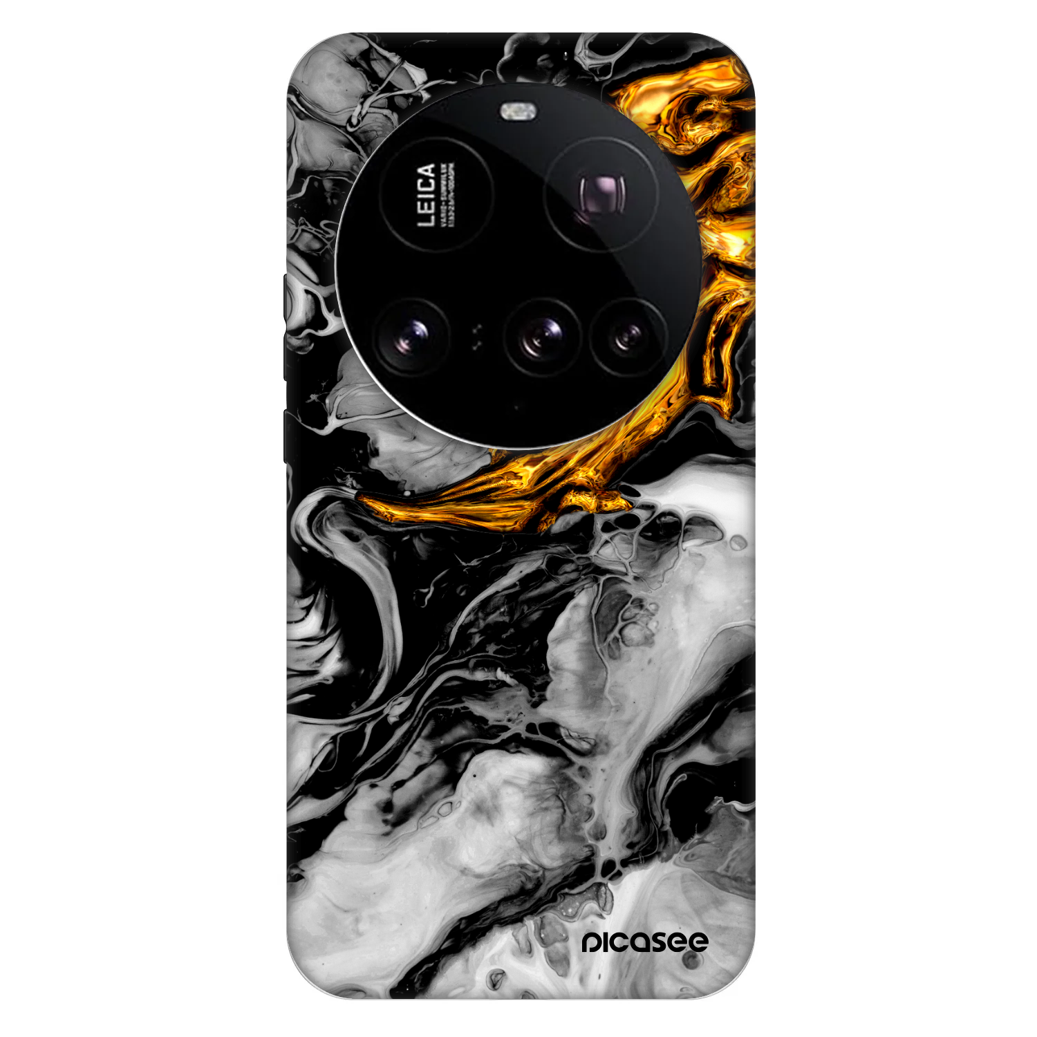 Picasee Fashion Case für Xiaomi 15 Ultra - Black Gold 2