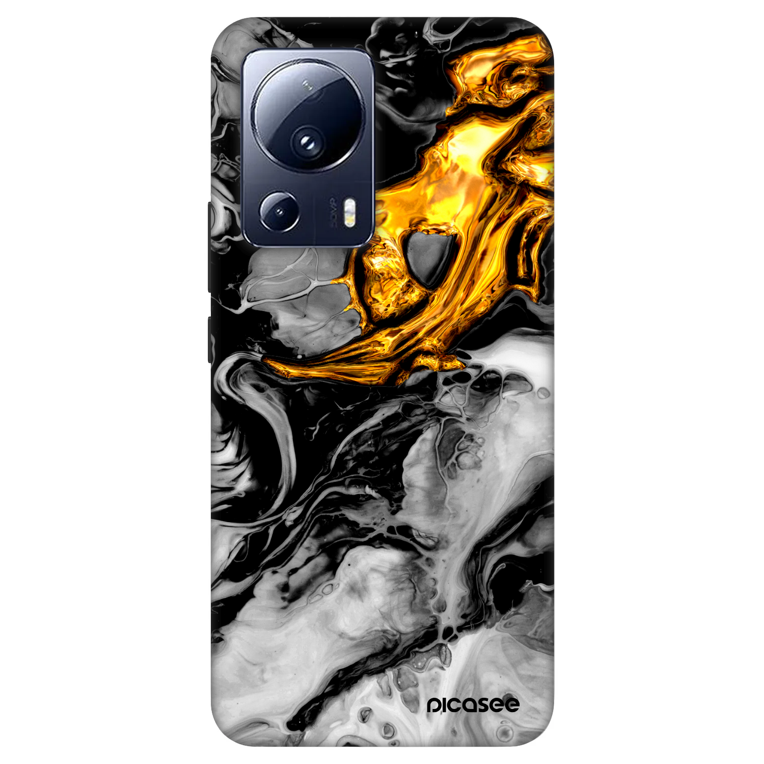 Picasee Fashion Case für Xiaomi 13 Lite - Black Gold 2