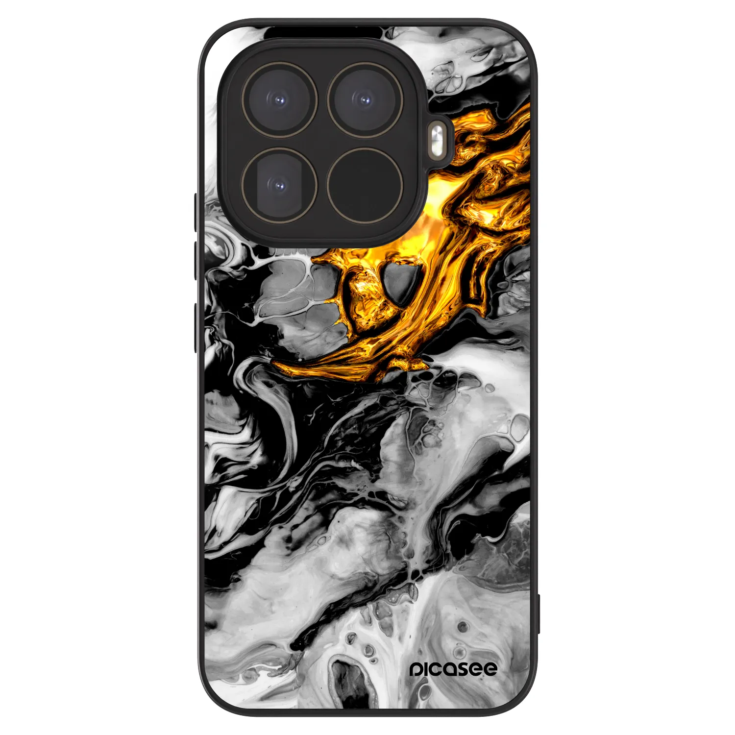 Picasee ULTIMATE CASE für Xiaomi 15T Pro - Black Gold 2