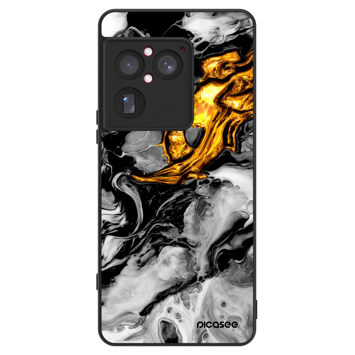 Picasee ULTIMATE CASE für Sony Xperia 1 VIII 5G - Black Gold 2