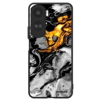 Hülle für Honor 90 Lite 5G - Black Gold 2