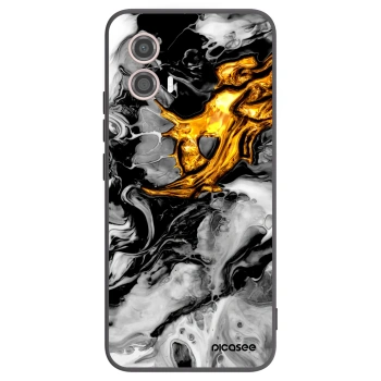 Hülle für Motorola Moto G53 5G - Black Gold 2