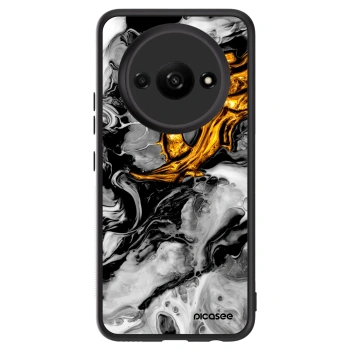 Hülle für Xiaomi Redmi A3 - Black Gold 2