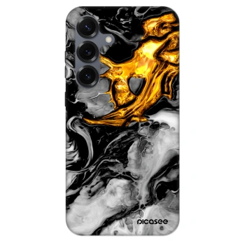Hülle für Samsung Galaxy S25 5G - Black Gold 2