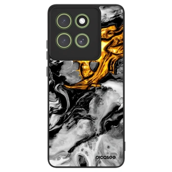 Hülle für Motorola Moto G86 5G - Black Gold 2
