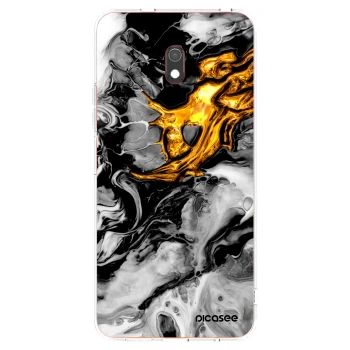 Hülle für Xiaomi Redmi 8A - Black Gold 2