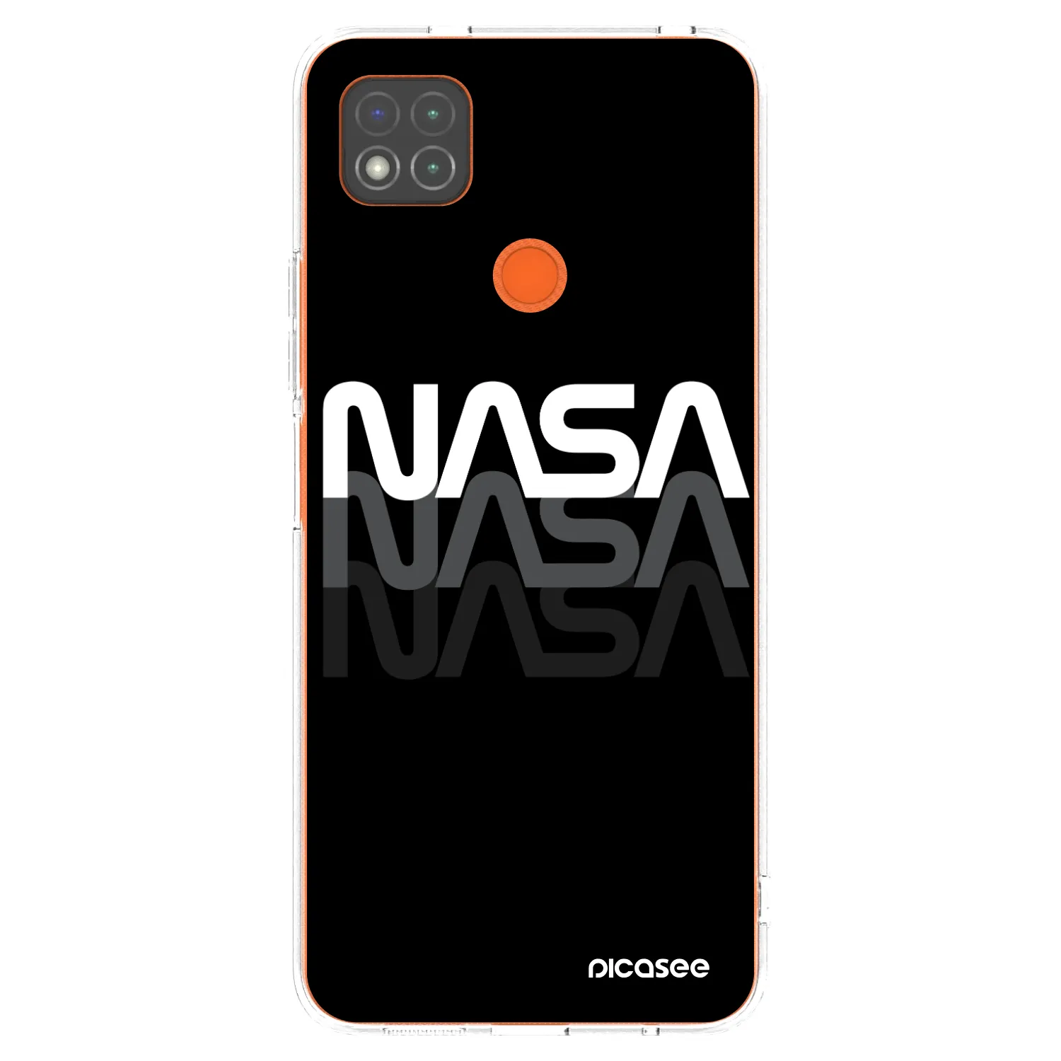 Picasee Xiaomi Redmi 9C Hülle - Transparentes Silikon - NASA Triple