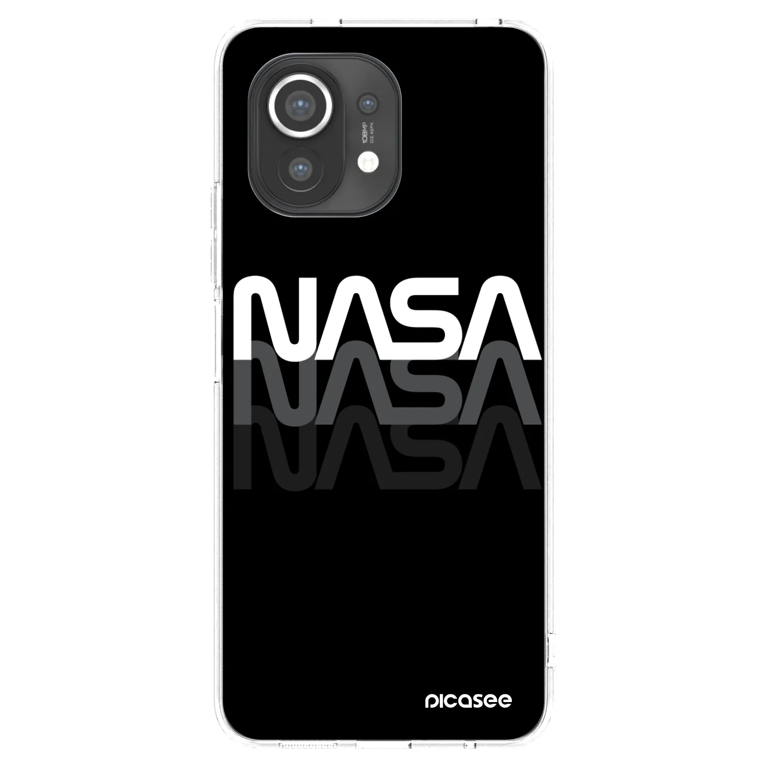 Picasee Xiaomi Mi 11 Hülle - Transparentes Silikon - NASA Triple