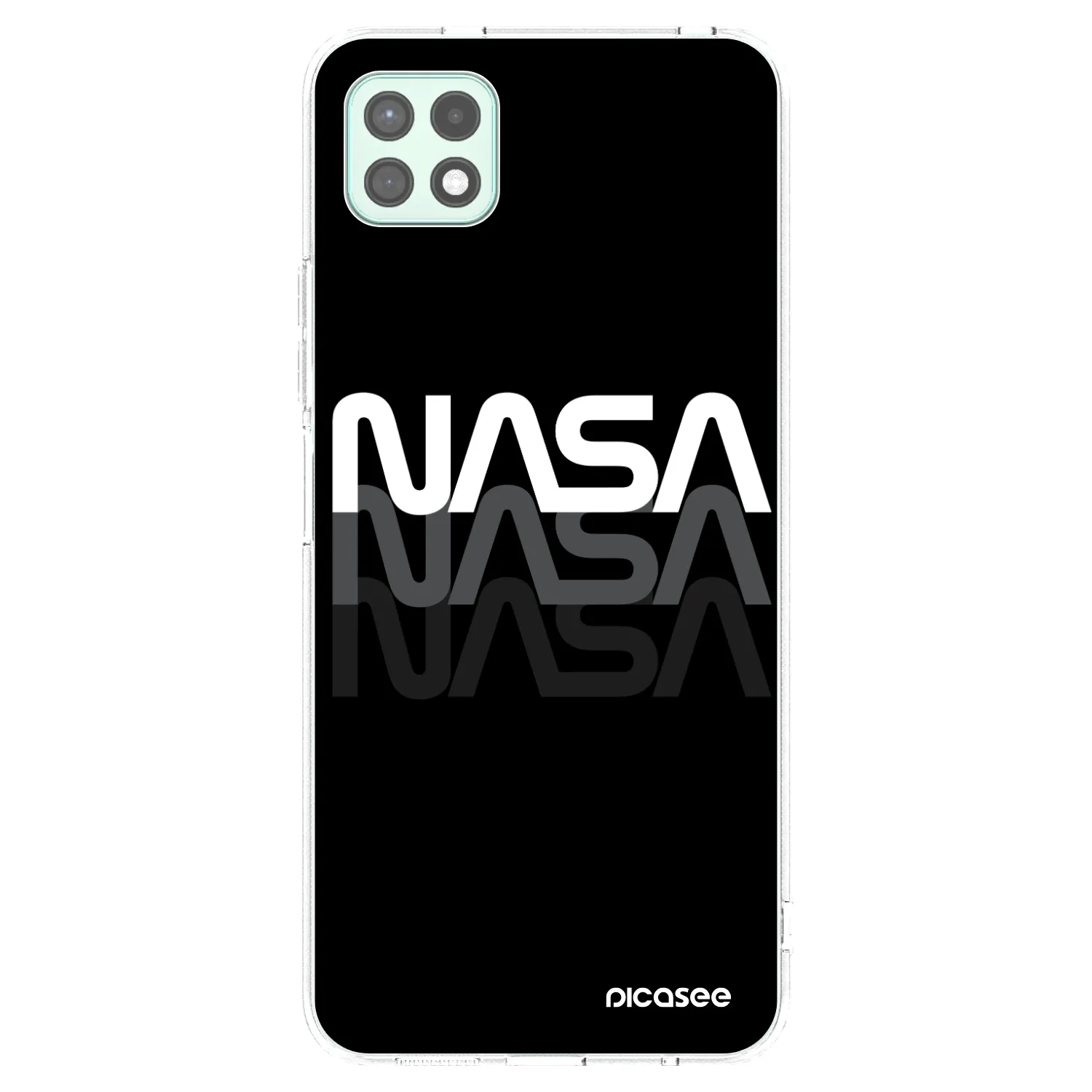 Picasee Samsung Galaxy A22 A226B 5G Hülle - Transparentes Silikon - NASA Triple