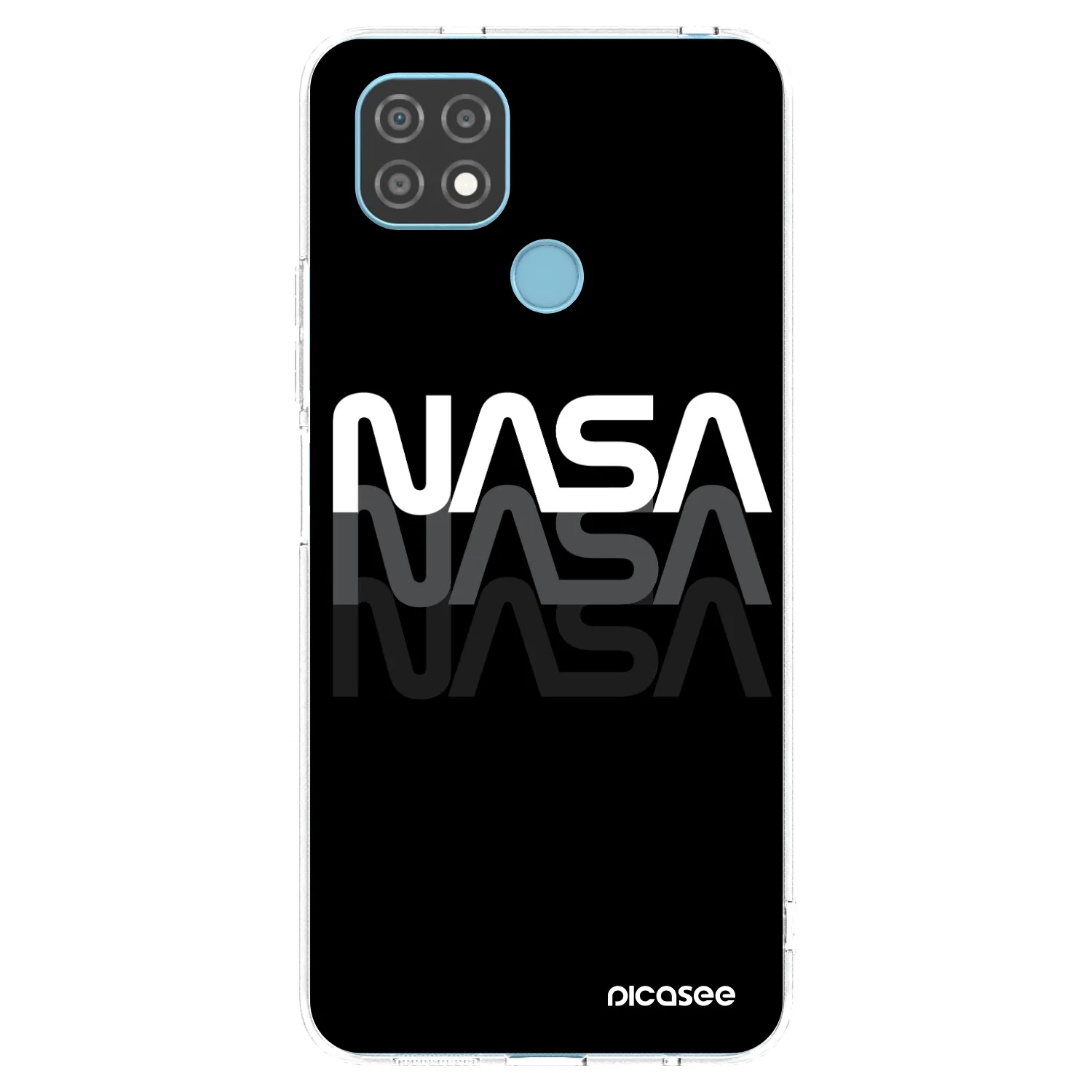 Picasee Realme C21 Hülle - Transparentes Silikon - NASA Triple