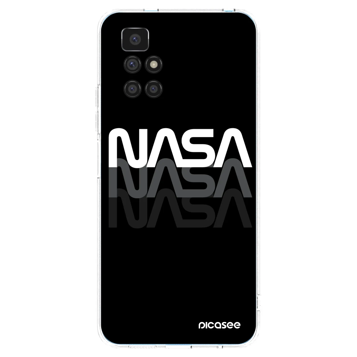 Picasee Xiaomi Redmi 10 Hülle - Transparentes Silikon - NASA Triple