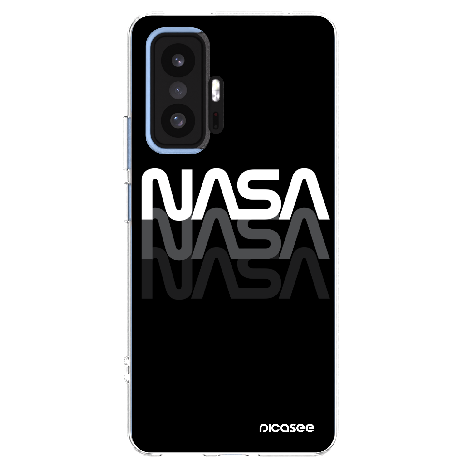 Picasee Xiaomi 11T Pro Hülle - Transparentes Silikon - NASA Triple