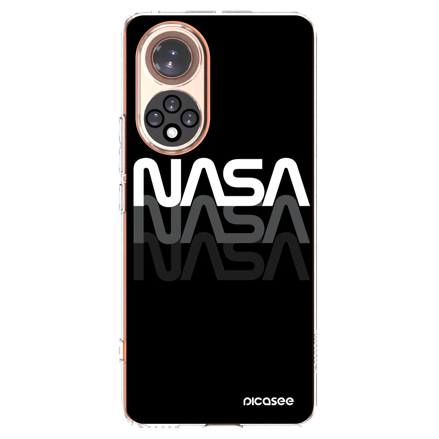 Picasee Honor 50 5G Hülle - Transparentes Silikon - NASA Triple