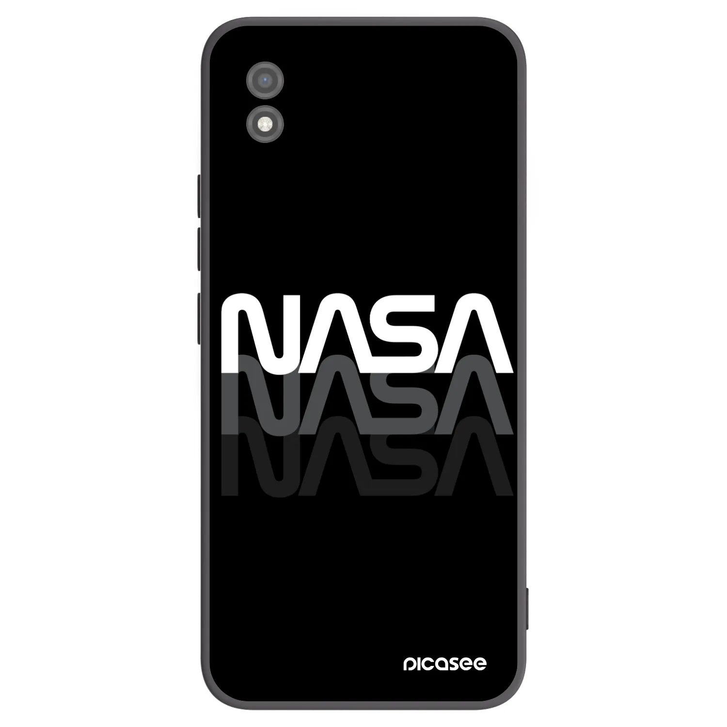 Picasee Realme C11 (2021) Hülle - Schwarzes Silikon - NASA Triple