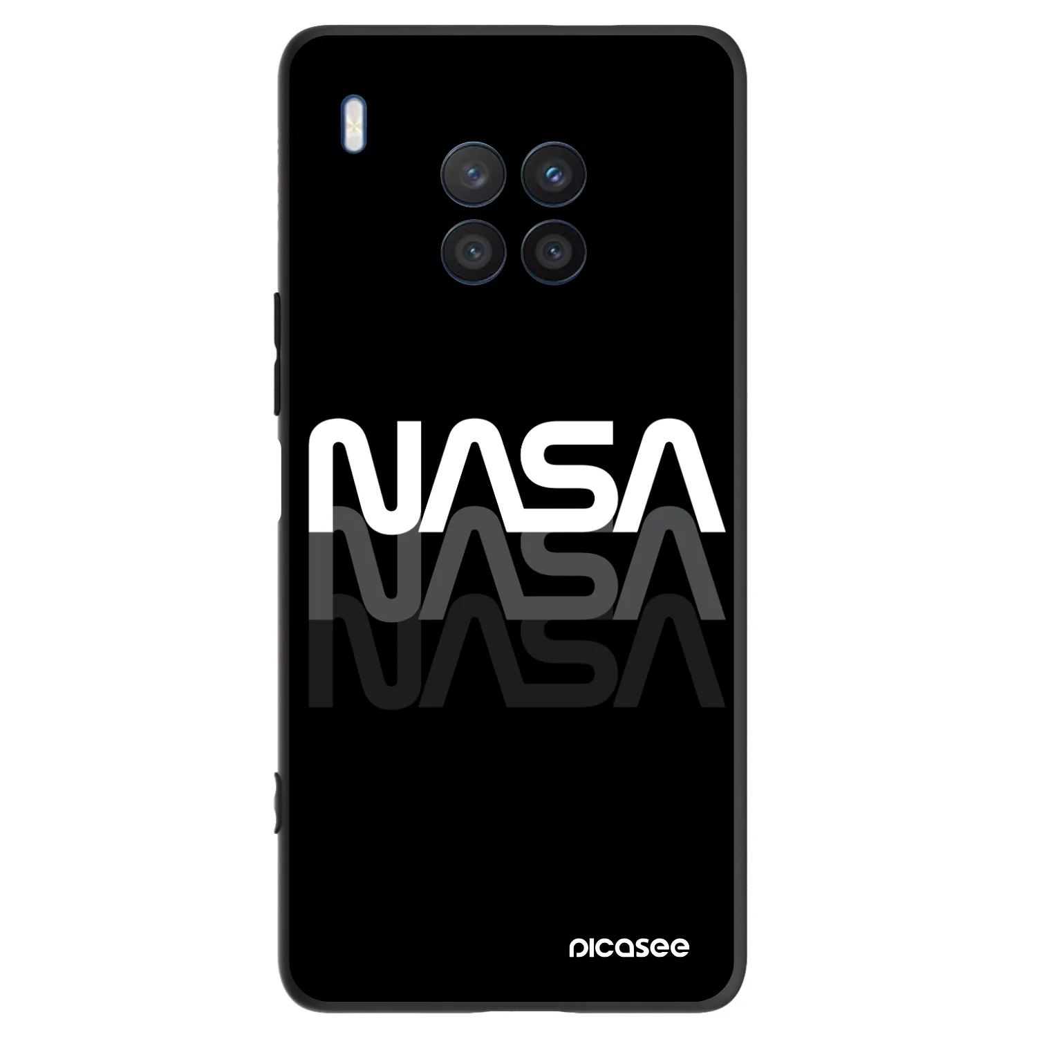 Picasee Honor 50 Lite Hülle - Schwarzes Silikon - NASA Triple