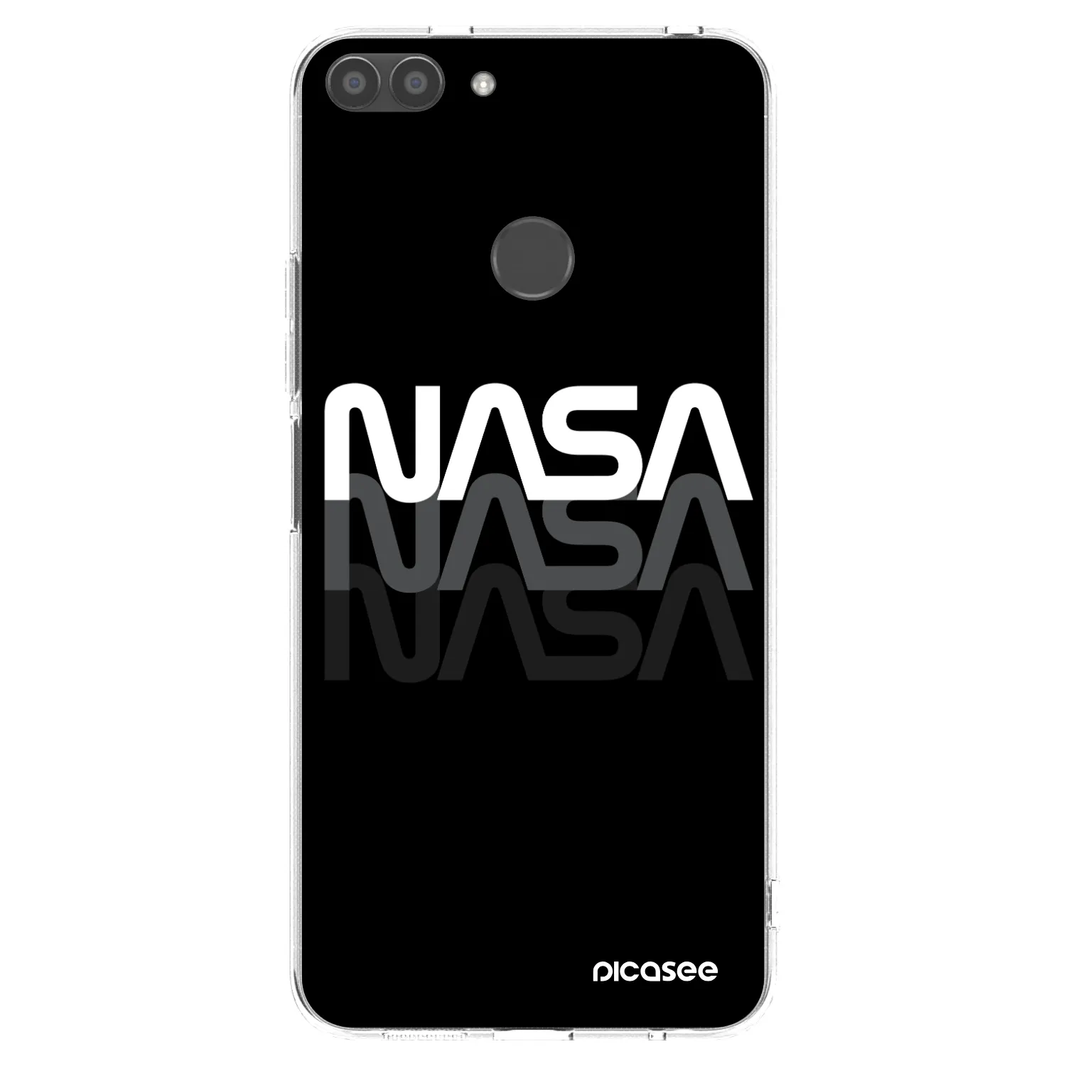 Picasee Huawei P Smart Hülle - Transparentes Silikon - NASA Triple