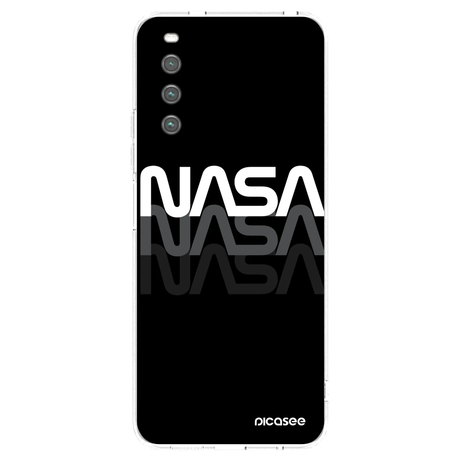 Picasee Sony Xperia 10 IV 5G Hülle - Transparentes Silikon - NASA Triple