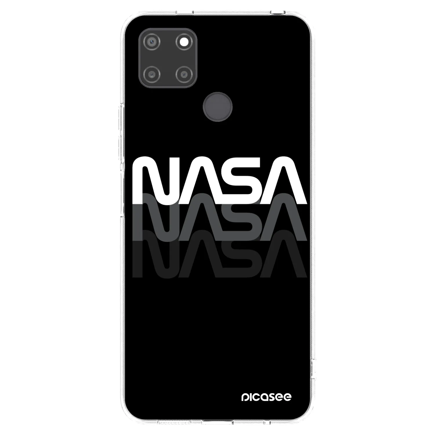 Picasee Realme C21Y Hülle - Transparentes Silikon - NASA Triple