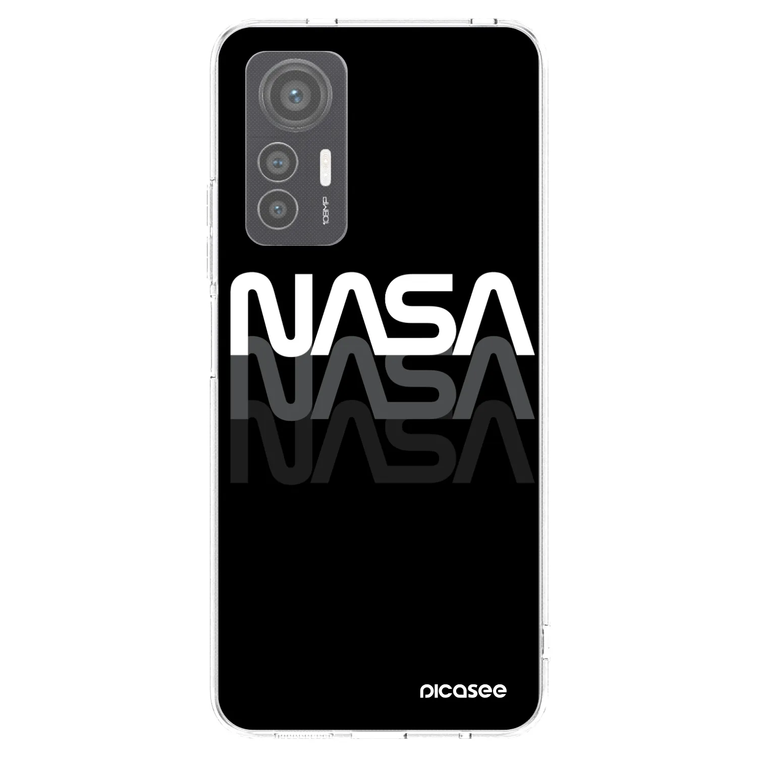 Picasee Xiaomi 12 Lite Hülle - Transparentes Silikon - NASA Triple