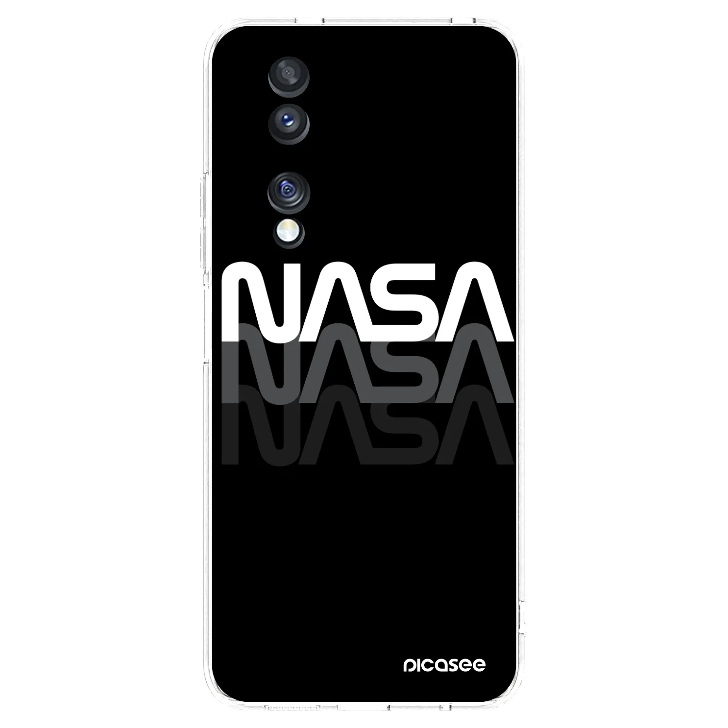 Picasee Honor 70 Hülle - Transparentes Silikon - NASA Triple