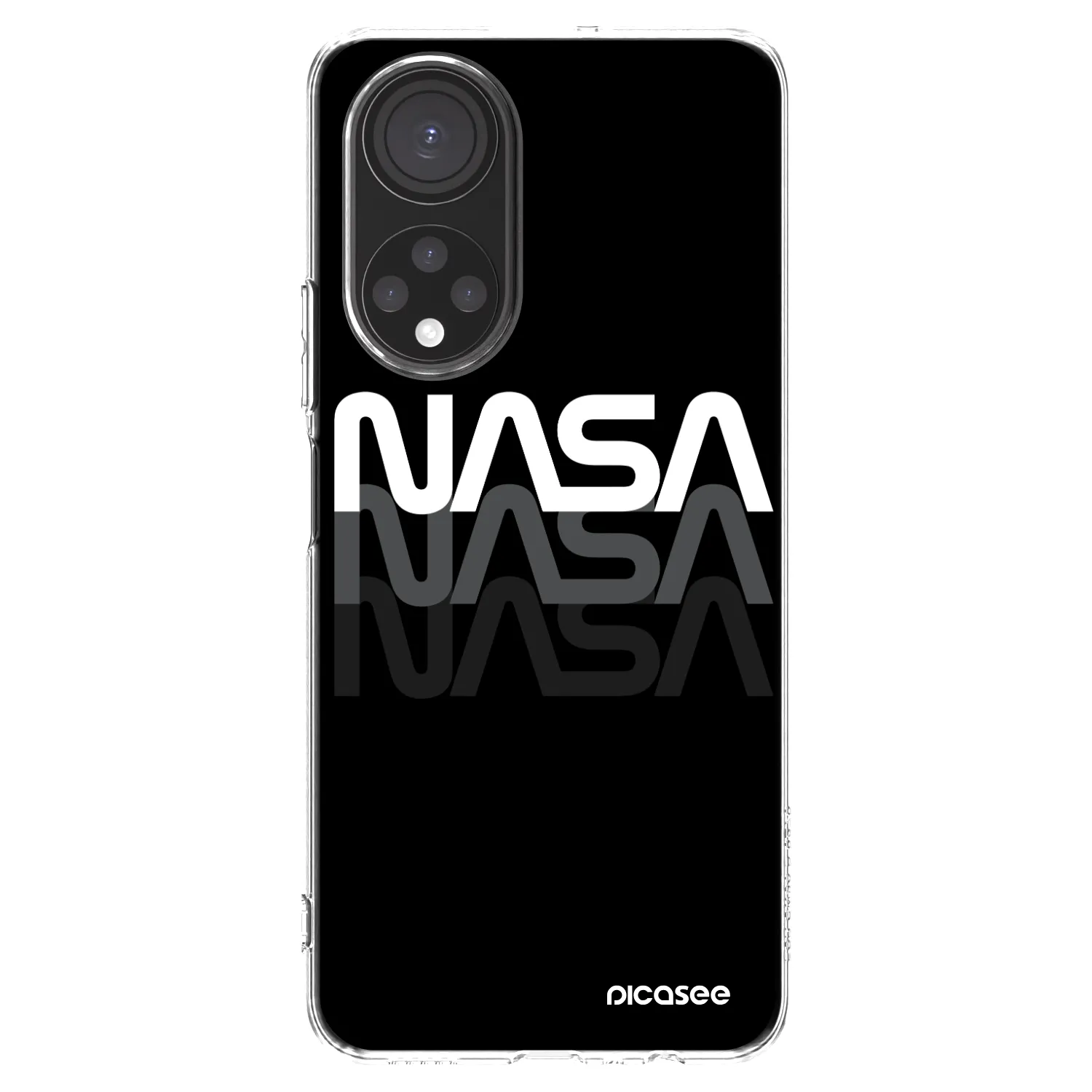Picasee Honor X7 Hülle - Transparentes Silikon - NASA Triple