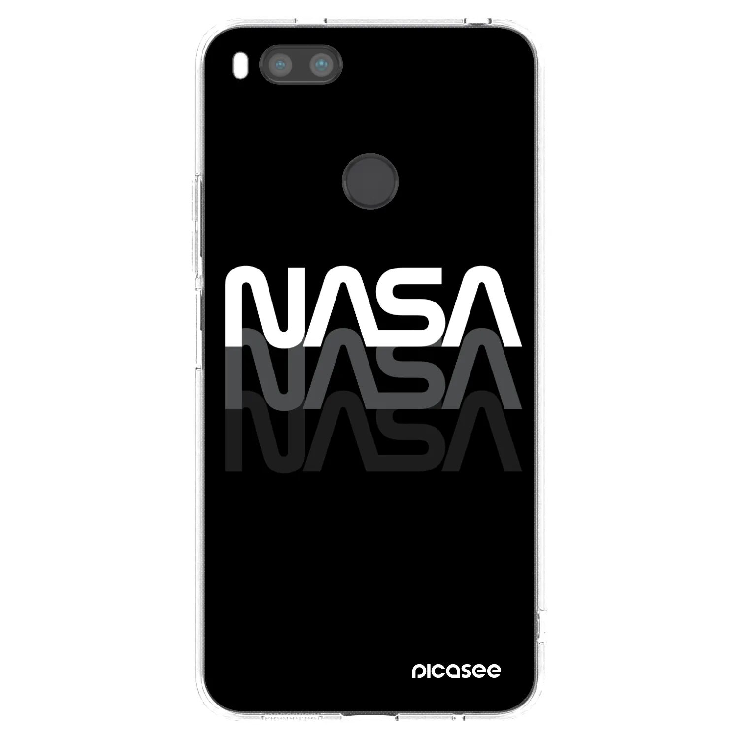 Picasee Xiaomi Redmi A1 Hülle - Transparentes Silikon - NASA Triple