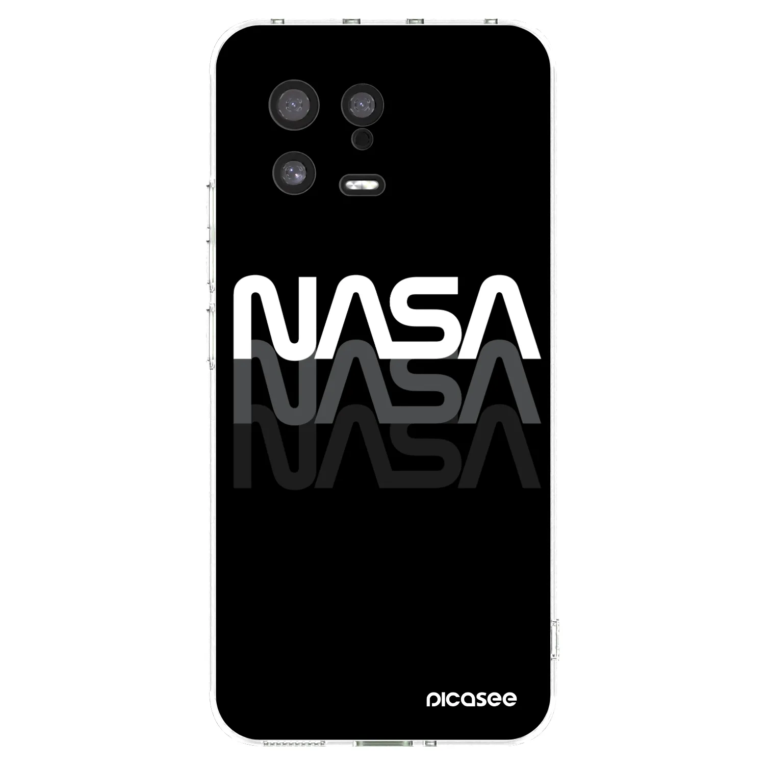 Picasee Xiaomi 13 Hülle - Transparentes Silikon - NASA Triple